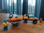 Lego City 60012 Reddingswerker, auto, boot en boottrailer, Complete set, Ophalen of Verzenden, Lego, Zo goed als nieuw