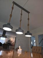 Hanglamp eettafel, metaal/ betonlook, touw, Ophalen, Zo goed als nieuw, Industrieel/ landelijk, Metaal