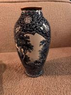 Antieke Villeroy & Boch vaas – blauw/wit – Mettlach-ca. 1900, Antiek en Kunst, Antiek | Vazen, Ophalen of Verzenden