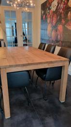 Eettafel onbehandeld Teakhout, Teakhout, 200 cm of meer, Rechthoekig, 50 tot 100 cm