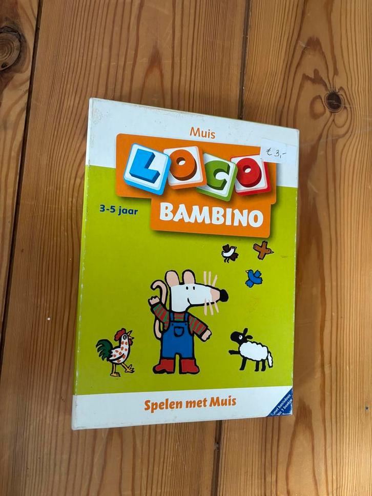 Loco Bambino - Spelen met Muis, Boeken, Kinderboeken | Jeugd | onder 10 jaar, Zo goed als nieuw, Fictie algemeen, Ophalen