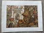 Anton Pieck prenten met omschrijving, Ophalen of Verzenden, Zo goed als nieuw, Voor 1940, Prent