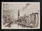 Amsterdam  Westertoren met Prinsengracht, Verzenden, Ongelopen, Noord-Holland
