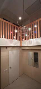 Videlamp/ hanglamp hal - Harco loor design, Ophalen, Gebruikt, Glas, 75 cm of meer