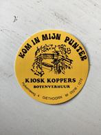 Sticker Kiosk Koppers botenverhuur Giethoorn, Verzenden, Zo goed als nieuw