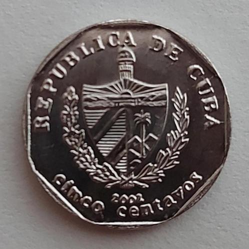 5 cents cinco centavos Republica de Cuba 2002, casa colonial, Postzegels en Munten, Munten | Amerika, Losse munt, Midden-Amerika