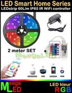 Smart Home Series WiFi IP65 RGB LEDstrip set 60L IR - 2 mtr., Ophalen of Verzenden, Nieuw, LEDstrip