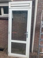 Kunststof buitendeur met kozijn, Doe-het-zelf en Verbouw, Ophalen, Kunststof, Gebruikt, 80 tot 100 cm