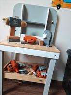 Tryco werkbank en Little Dutch gereedschapskoffer, Kinderen en Baby's, Speelgoed | Houten speelgoed, Ophalen of Verzenden, Zo goed als nieuw