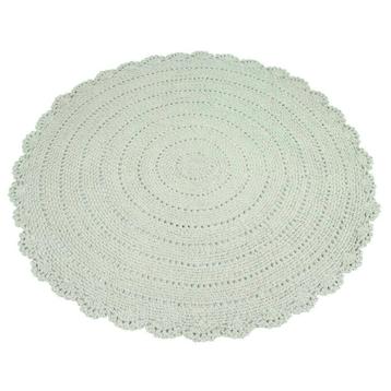 Kidsdepot vloerkleed rond grijs/groen 110cm beschikbaar voor biedingen