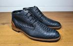 Floris van Bommel halfhoge herenschoenen maat 7,5 / 41,5, Ophalen, Blauw, Floris van Bommel, Zo goed als nieuw