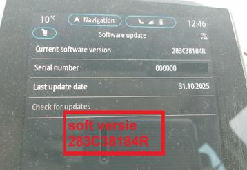 Renault Easy Link Navigatiesysteem - Soft update beschikbaar voor biedingen