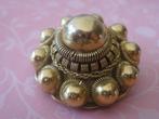 Zeer Grote Zeeuwse Gouden Knoop Broche 14K, Ophalen of Verzenden, Goud