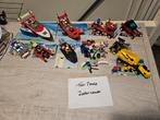 Lego 10 setjes met boekje city town race boten etc., Ophalen of Verzenden, Gebruikt, Overige merken