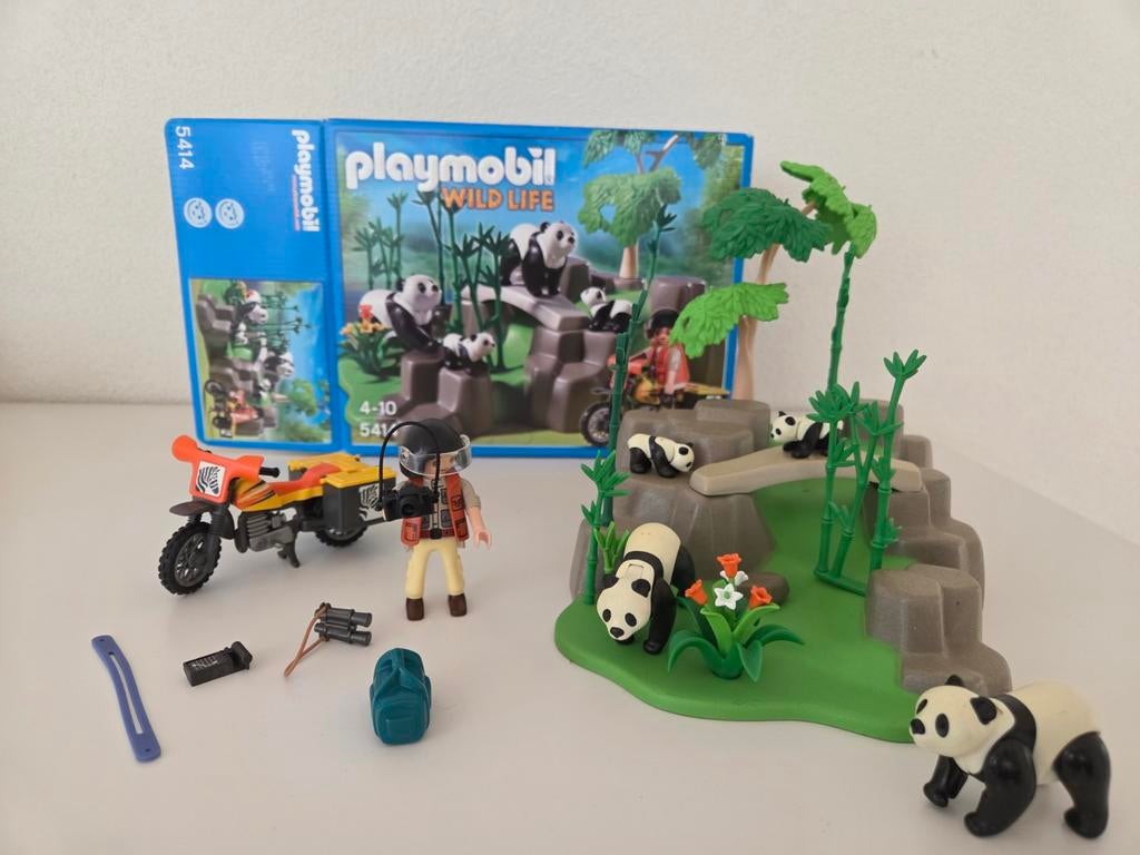 Playmobil Wildlife pandaset, Kinderen en Baby's, Speelgoed | Playmobil, Ophalen of Verzenden, Gebruikt, Complete set