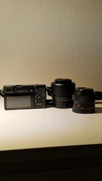 Sony A6000 Set + 2 Prime lenzen f1.8, Audio, Tv en Foto, Fotocamera's Digitaal, Gebruikt, Compact, Ophalen of Verzenden, Sony