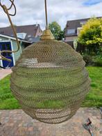 Gouden ronde hanglamp, Ophalen, Gebruikt, Metaal, Minder dan 50 cm