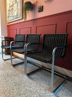 3x Vintage design eetkamerstoelen Tecta D41 Bauhaus 1980s, Ophalen, Overige materialen, Gebruikt, Zwart