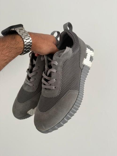 Hermès Bouncing Sneakers – Grijs – maat 43, Kleding | Heren, Schoenen, Zo goed als nieuw, Overige kleuren, Ophalen of Verzenden