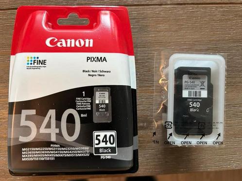 Canon PG-540 Zwart - Nieuw & Origineel, Computers en Software, Printerbenodigdheden, Nieuw, Cartridge, Verzenden