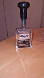 Numerator, prof. doornummer stempel (incl kussens en inkt), Hobby en Vrije tijd, Stempelen, Ophalen of Verzenden, Zo goed als nieuw