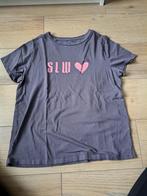 Slowlove shirt, Ophalen of Verzenden, Zo goed als nieuw, Grijs, Korte mouw