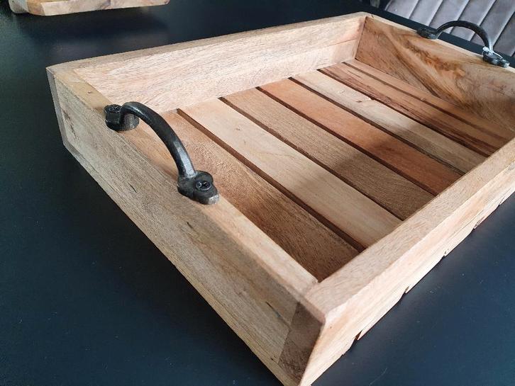 Dienblad hout, Huis en Inrichting, Woonaccessoires | Dienbladen, Nieuw, Hout, Rechthoekig, Ophalen of Verzenden