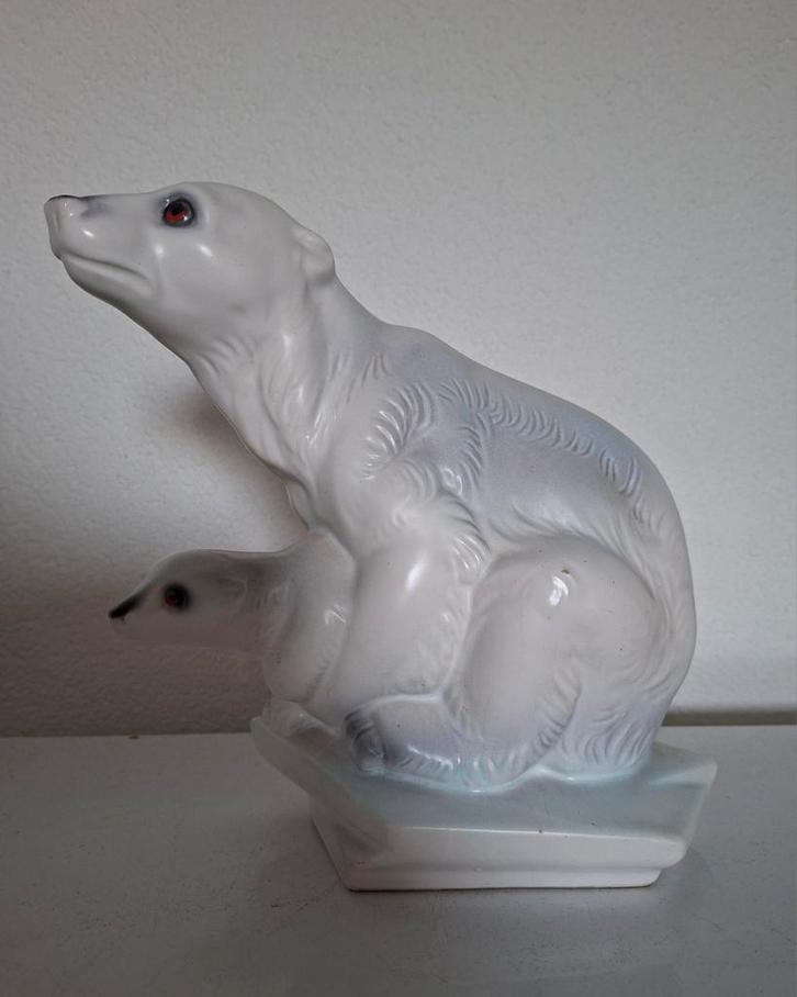 Vintage jaren 50 polar bear Jema Holland UNIEK!, Antiek en Kunst, Antiek | Keramiek en Aardewerk, Ophalen of Verzenden