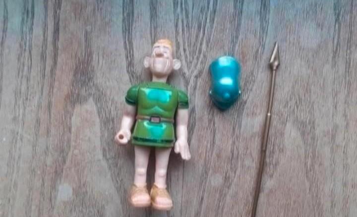 Vintage play asterix stanlix galliër 80s figuur, Verzamelen, Speelgoed, Gebruikt, Ophalen of Verzenden