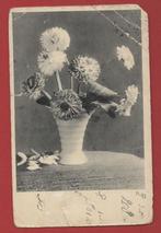 Vaas met bloemen - 1954 - gebr - (pst.st Willemsoord), Ophalen of Verzenden, 1940 tot 1960, Gelopen, Feest(dag)