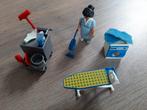 Playmobil schoonmaakster compleet, Ophalen of Verzenden, Zo goed als nieuw