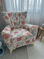 Bloemen fauteuil - Zo goed als nieuw!, Huis en Inrichting, Fauteuils, Ophalen, 75 tot 100 cm, Zo goed als nieuw, Stof