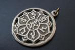 Oude Tibetaanse Mantra Hanger, Verzenden, Brons, Hanger