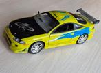 Fast furious Mitsubishi eclipse 1/18 Paul walker origineel, Hobby en Vrije tijd, Modelauto's | 1:18, Ophalen, Zo goed als nieuw