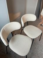 Kwantum stoelen off-white bolzano 4 stuks, Huis en Inrichting, Stoelen, Ophalen, Zo goed als nieuw, Wit