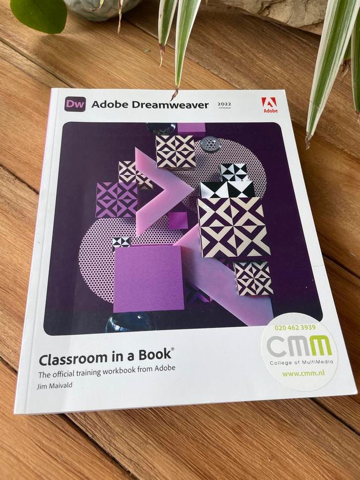 Adobe Dreamweaver Classroom in a Book, Boeken, Studieboeken en Cursussen, Zo goed als nieuw, HBO, Beta, Ophalen of Verzenden