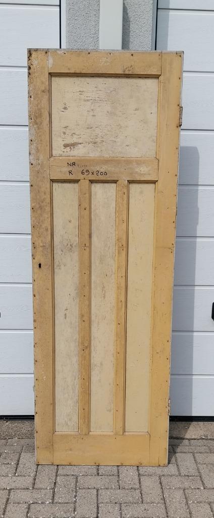 XYZ Paneeldeur - 69 x 200 cm (nr62), Doe-het-zelf en Verbouw, Deuren en Horren, Gebruikt, Binnendeur, 200 tot 215 cm, Minder dan 80 cm