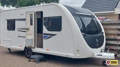 Sprite Mondial 470 SE voortent, mover, fietsdr., Caravans en Kamperen, Caravans, Bedrijf, tot en met 4, 1000 - 1250 kg, Standaardzit