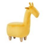 Beliani giraffe geel poef/stoel speelgoed, Nieuw, Stoel, Ophalen of Verzenden