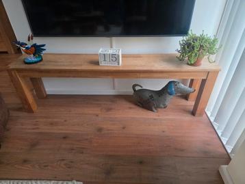 Eikenhouten sidetable - 160cm lang beschikbaar voor biedingen