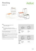 Artifort Perching design kruk barkruk leder Nieuw!, Antiek en Kunst, Ophalen of Verzenden