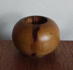 Houten bakje voor waxinelichtje, Ophalen of Verzenden, Gebruikt, Bruin, Hout