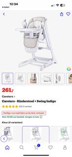 Kinderstoel + swing indigo, Ophalen, Zo goed als nieuw