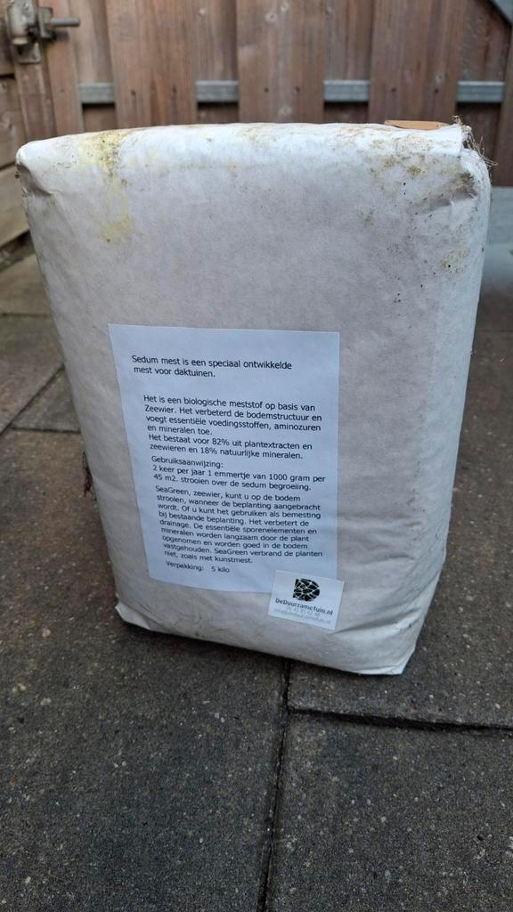 Sedum Mest - Biologische Meststof voor Daktuinen, Tuin en Terras, Aarde en Mest, Mest, Ophalen of Verzenden