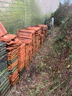 Vlakke muldenpan, Gebruikt, Steen of Klei, Ophalen of Verzenden, 15 m² of meer