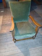 Fauteuil - rookstoel, Huis en Inrichting, Fauteuils, Ophalen, Gebruikt, 75 tot 100 cm, Stof