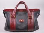2x Pierre Cardin lederen reistassen zwart/bordeaux ca50 x 30, Sieraden, Tassen en Uiterlijk, Tassen | Damestassen, Ophalen of Verzenden