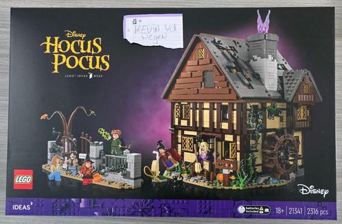 Disney Hocus Pocus: huisje van de Sanderson-zussen (21341)., Kinderen en Baby's, Speelgoed | Duplo en Lego, Nieuw, Lego, Complete set