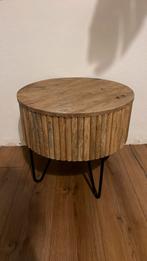 Rond hout tafel (alleen ophalen mogelijk), Ophalen of Verzenden, Zo goed als nieuw
