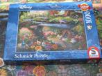 1 Disney 1000stukjes Alice in Wonderland Thomas Kinkade, Verzenden, 500 t/m 1500 stukjes, Zo goed als nieuw, Legpuzzel